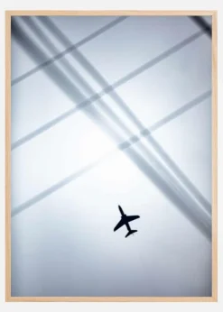 Plane In The Sky Plakat (21x29.7 cm (A4))