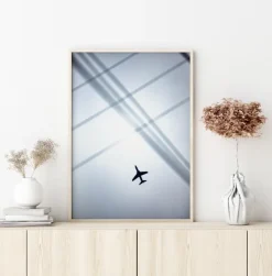 Plane In The Sky Plakat (21x29.7 cm (A4))