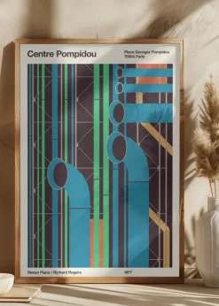Pompidou Plakat (21x29.7 cm (A4))
