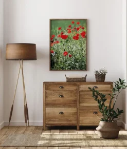 Poppy Fields Plakat (21x29.7 cm (A4))