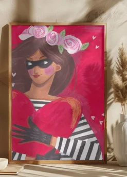 Portrait woman you stole my heart Plakat (21x29.7 cm (A4))