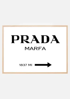 Prada Black Plakat (21x29.7 cm (A4))