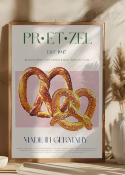 Pretzel Print Plakat (21x29.7 cm (A4))