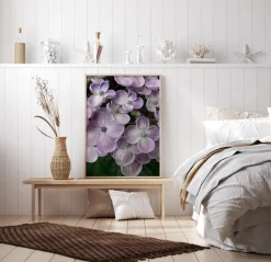 Purple Flower Plakat (21x29.7 cm (A4))