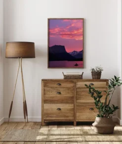 Purple Night Plakat (21x29.7 cm (A4))