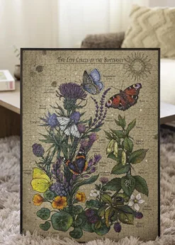 Puslespilsramme Sort 70x100 cm