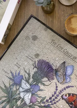 Puslespilsramme Sort 50x66,5 cm