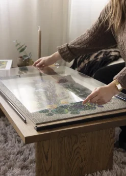 Puslespilsramme Sort 51x72 cm