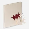 Puzzle Gæstebog - 23x25 cm (144 Hvide sider / 72 blade)