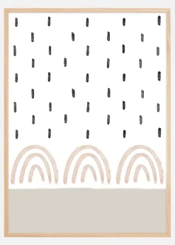 Rain on Rainbows Plakat (21x29.7 cm (A4))