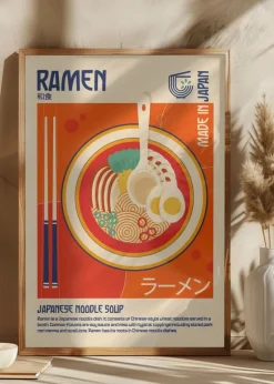 Ramen Japanese Food Print Plakat (21x29.7 cm (A4))