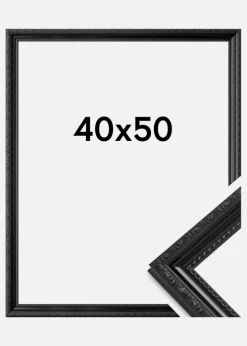 Ramme Abisko Akrylglas Sort 40x50 cm