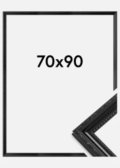Ramme Abisko Akrylglas Sort 70x90 cm