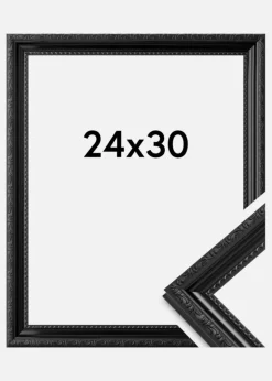 Ramme Abisko Akrylglas Sort 24x30 cm