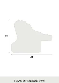 Ramme Abisko Akrylglas Sort 59,4x84,1 cm (A1)