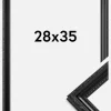 Ramme Abisko Akrylglas Sort 28x35 cm