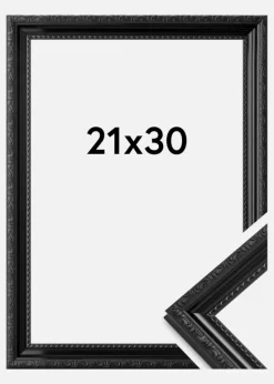 Ramme Abisko Akrylglas Sort 21x30 cm