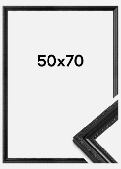 Ramme Abisko Akrylglas Sort 50x70 cm