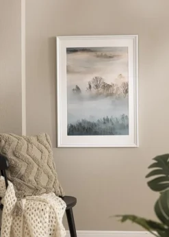 Ramme Abisko Hvid 40x50 cm - Passepartout Hvid 27x35 cm