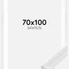 Ramme Abisko Hvid 70x100 cm - Passepartout Hvid 61x91,5 cm