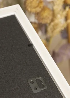 Ramme Abisko Hvid 35x50 cm - Passepartout Sort 30x35 cm