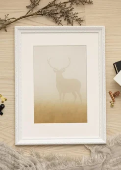 Ramme Abisko Hvid 50x70 cm - Passepartout Hvid 16x24 inches