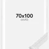 Ramme Abisko Hvid 70x100 cm - Passepartout Hvid 62x93 cm