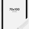 Ramme Abisko Hvid 70x100 cm - Passepartout Sort 62x93 cm