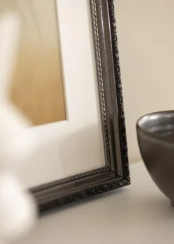 Ramme Abisko Sølv 60x80 cm - Passepartout Hvid 50x60 cm