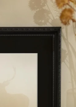 Ramme Abisko Sort 45x60 cm - Passepartout Sort 12x18 inches