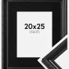 Ramme Abisko Sort 20x25 cm - Passepartout Sort 14x18 cm