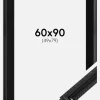 Ramme Abisko Sort 60x90 cm - Passepartout Sort 50x80 cm