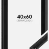 Ramme Abisko Sort 40x60 cm - Passepartout Sort 32,9x48,3 cm (A3+)