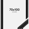 Ramme Abisko Sort 70x100 cm - Passepartout Sort 62x85 cm