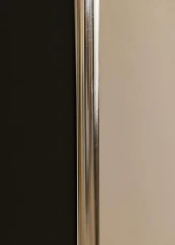 Ramme Aluminium Blank Sølv 70x100 cm - Passepartout Sort 61x91,5 cm