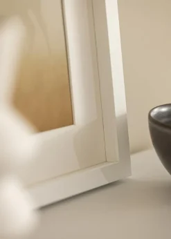 Ramme Amanda Box Hvid - Valgfri Størrelse (Plexiglas)