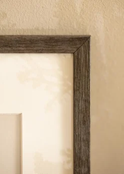 Ramme Ares Grå Eg 40x50 cm - Passepartout Hvid 29,7x42 cm