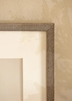 Ramme Ares Grå 20x25 cm - Passepartout Hvid 15x20 cm