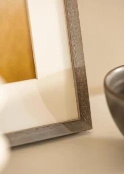 Ramme Ares Grå 18x24 cm - Passepartout Hvid 13x18 cm