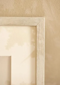 Ramme Ares Hvid Eg 30x30 cm - Passepartout Hvid 8x8 inches