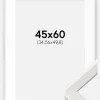 Ramme Ares Hvid Eg 45x60 cm - Passepartout Hvid 14x20 inches