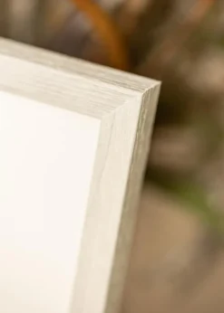 Ramme Ares Hvid Eg 40x60 cm - Passepartout Hvid 25x50 cm