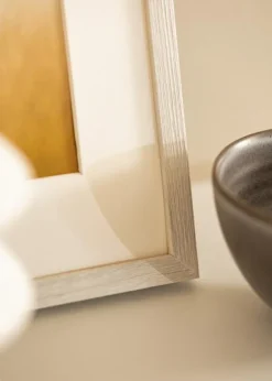 Ramme Ares Hvid Eg 40x50 cm - Passepartout Hvid 31x41 cm