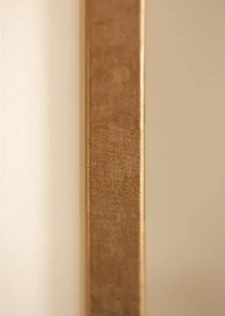 Ramme Ares Messing 30x40 cm - Passepartout Hvid 21x30 cm