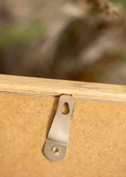 Ramme Ares Naturlig Eg 20x20 cm - Passepartout Hvid 4x4 inches