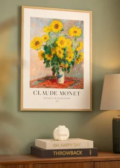 Ramme Ares Naturlig Eg 50x70 cm - Passepartout Hvid 16x24 inches