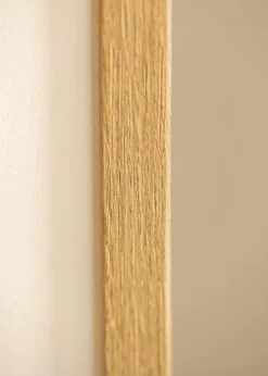 Ramme Ares Naturlig Eg 45x60 cm - Passepartout Hvid 35x48 cm