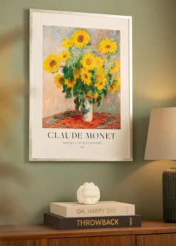 Ramme Ares Sølv 20x20 cm - Passepartout Hvid 4x4 inches