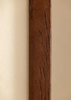 Ramme Ares Teak 50x70 cm - Passepartout Hvid 39x60 cm