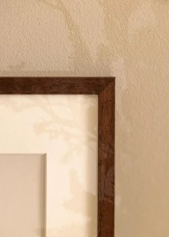 Ramme Ares Teak 50x60 cm - Passepartout Hvid 40x50 cm